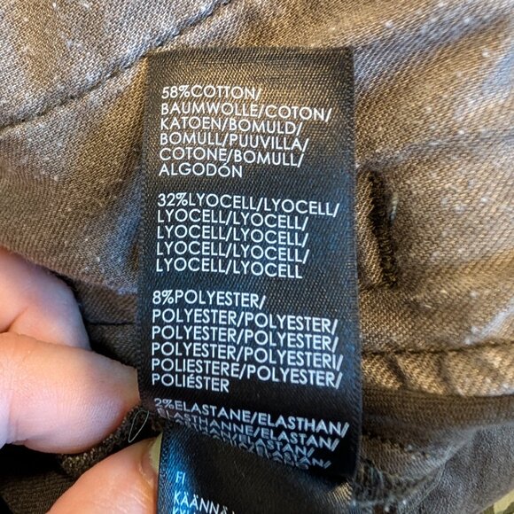 Liverpool Los Angeles, dark green stretch jean jacket. - Picture 4 of 4